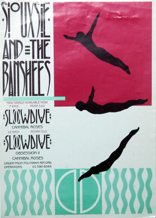 Siouxsie & The Banshees Slowdive poster UK SIOPOSL550192
