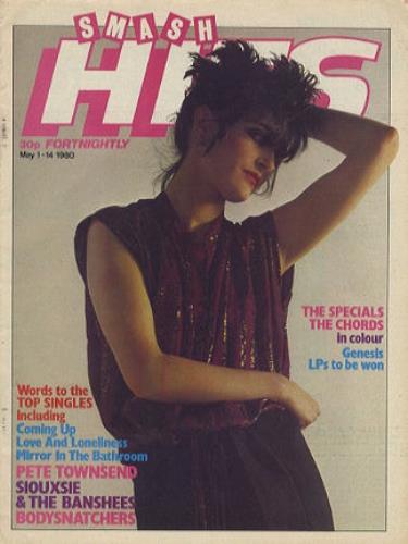 Siouxsie & The Banshees Smash Hits - May 1980 magazine UK SIOMASM343304