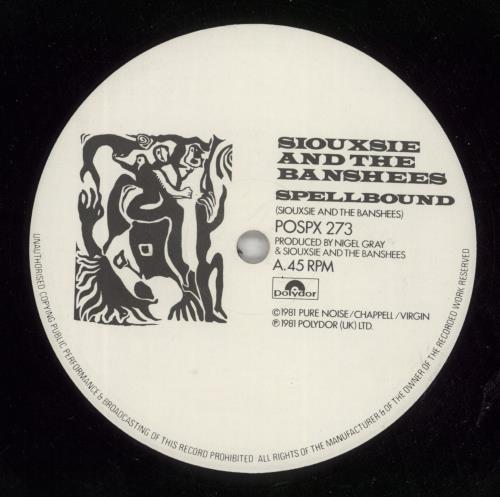 Siouxsie & The Banshees Spellbound - EX 12" vinyl single (12 inch record / Maxi-single) UK SIO12SP869075