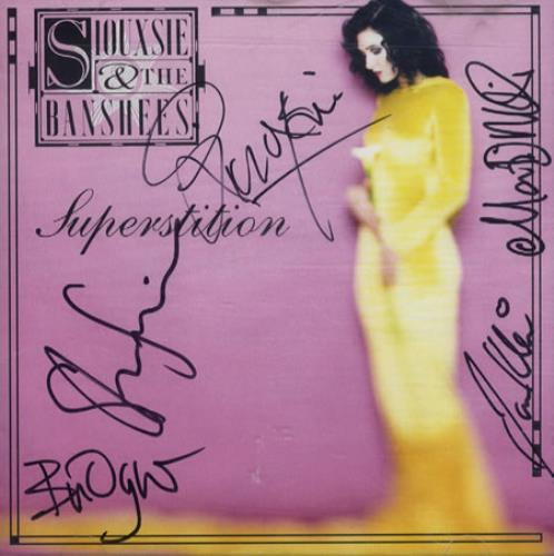 Siouxsie & The Banshees Superstition - Fully Autographed CD album (CDLP) UK SIOCDSU463887