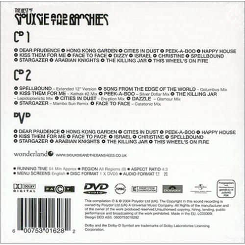 Siouxsie & The Banshees The Best Of - Deluxe Sound & Vision 3-disc CD/DVD Set UK SIO3DTH377170