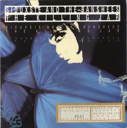 Siouxsie & The Banshees The Killing Jar - Clear Vinyl 7" vinyl single (7 inch record / 45) UK SIO07TH40559