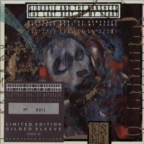 Siouxsie & The Banshees The Last Beat Of My Heart - Gilded Sleeve + Numbered 7" vinyl single (7 inch record / 45) UK SIO07TH27096