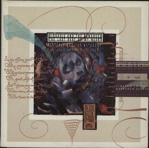 Siouxsie & The Banshees The Last Beat Of My Heart - Opened sticker 12" vinyl single (12 inch record / Maxi-single) UK SIO12TH659532