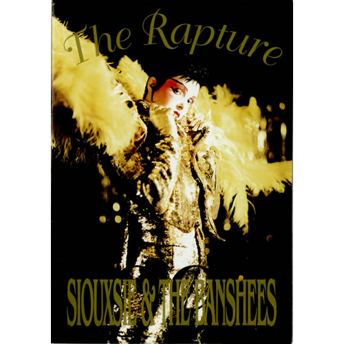 Siouxsie & The Banshees The Rapture tour programme UK SIOTRTH458187