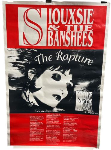 Siouxsie & The Banshees The Rapture poster UK SIOPOTH795634