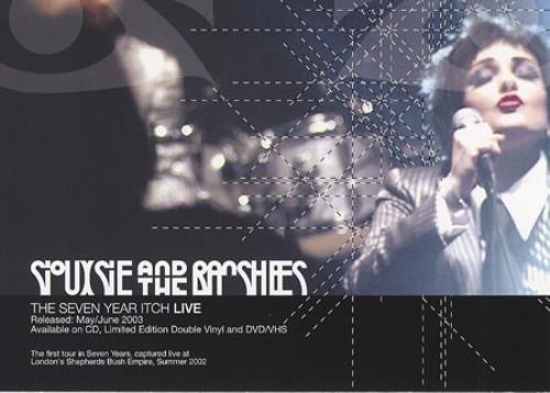 Siouxsie & The Banshees The Seven Year Itch - Live DVD UK SIODDTH275495