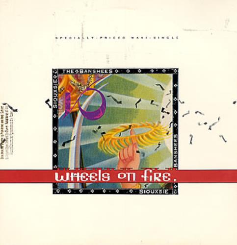 Siouxsie & The Banshees Wheels On Fire - Promo Stamped 12" vinyl single (12 inch record / Maxi-single) US SIO12WH64550