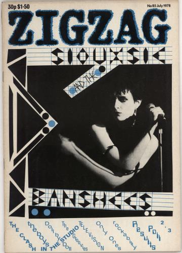 Siouxsie & The Banshees Zig Zag Magazine No. 85 magazine UK SIOMAZI767665