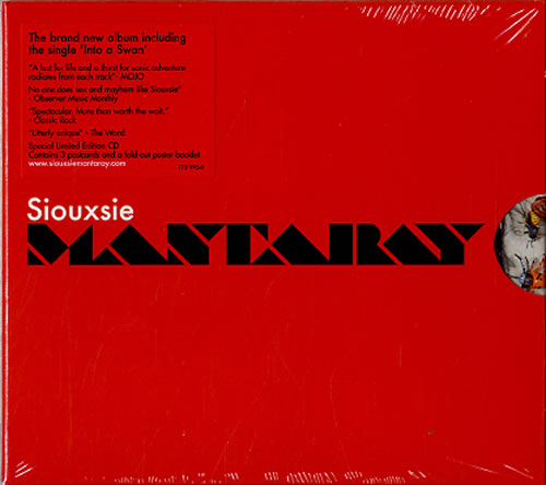 Siouxsie Sioux Mantaray CD album (CDLP) UK 5-OCDMA411946