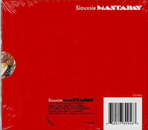 Siouxsie Sioux Mantaray CD album (CDLP) UK 5-OCDMA411946