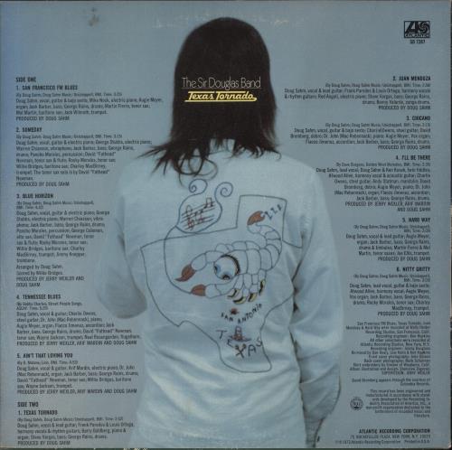 Sir Douglas Quintet Texas Tornado vinyl LP album (LP record) US SDQLPTE711827