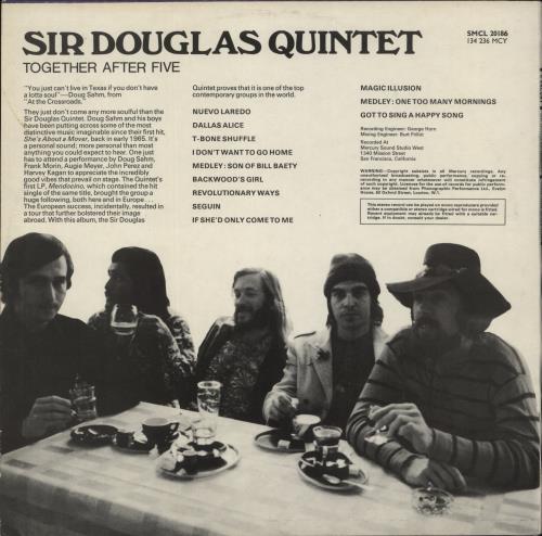 Sir Douglas Quintet Together After Five vinyl LP album (LP record) UK SDQLPTO869537