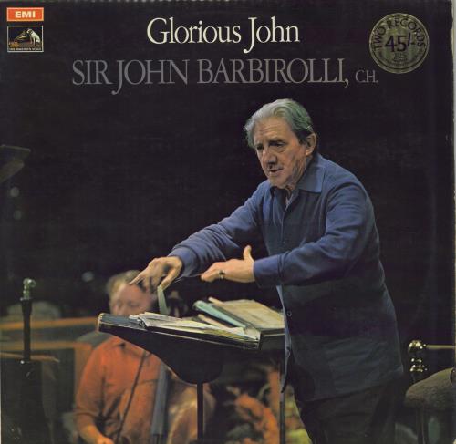 Sir John Barbirolli Glorious John 2-LP vinyl record set (Double LP Album) UK X5R2LGL778380