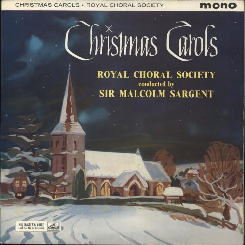 Sir Malcolm Sargent Christmas Carols vinyl LP album (LP record) UK YI0LPCH749265