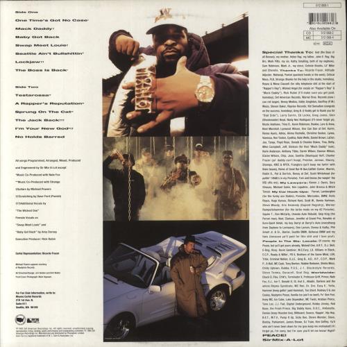 Sir Mix-A-Lot Mack Daddy 12" vinyl single (12 inch record / Maxi-single) Dutch UW012MA859271