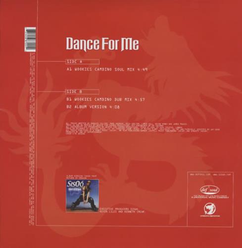 Sisqo Dance For Me 12" vinyl single (12 inch record / Maxi-single) UK SQO12DA191397