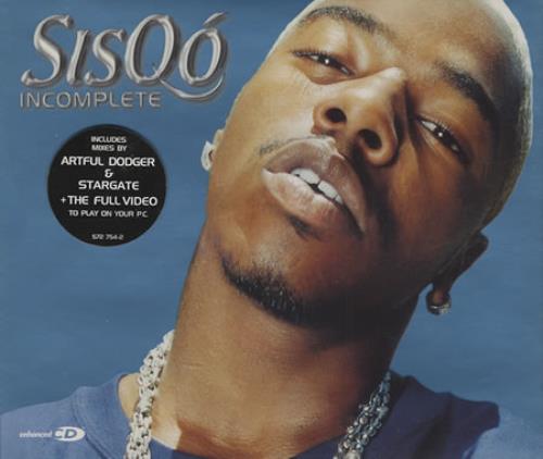 Sisqo Incomplete CD single (CD5 / 5") UK SQOC5IN390551