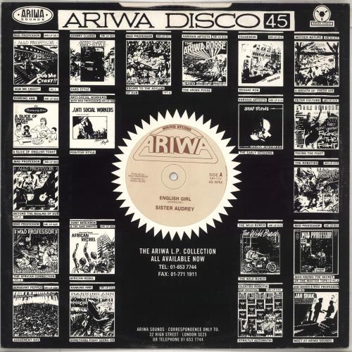 Sister Audrey English Girl 12" vinyl single (12 inch record / Maxi-single) UK Y5W12EN709693
