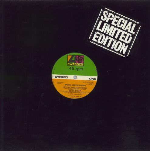 Sister Sledge He's The Greatest Dancer 12" vinyl single (12 inch record / Maxi-single) UK SLE12HE754272