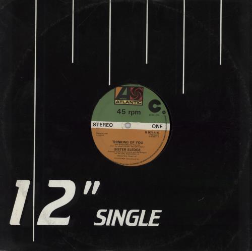 Sister Sledge Thinking Of You 12" vinyl single (12 inch record / Maxi-single) UK SLE12TH759703
