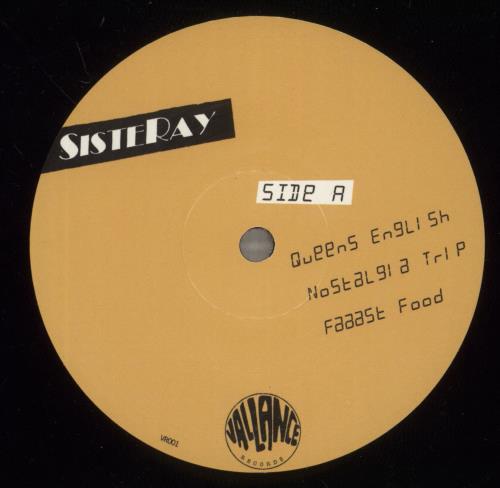 Sisteray 15 Minutes + Autographed 12" vinyl single (12 inch record / Maxi-single) UK YJ012MI887759