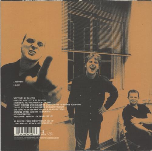 Six By Seven New Year 7" vinyl single (7 inch record / 45) UK 6X707NE885784