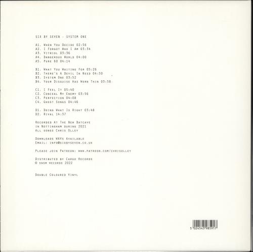 Six By Seven System One - Magenta Vinyl & Orange Vinyl - RSD23 2-LP vinyl record set (Double LP Album) UK 6X72LSY871998