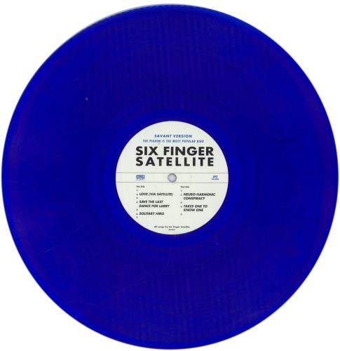 Six Finger Satellite The Pigeon Is The Most Popular Bird - Blue & Red Vinyl 2-LP vinyl record set (Double LP Album) US 8KY2LTH848554