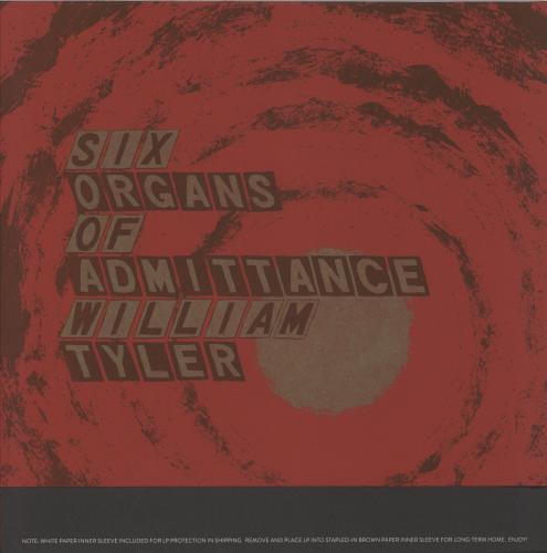 Six Organs Of Admittance Parallelogram vinyl LP album (LP record) US U1-LPPA871555