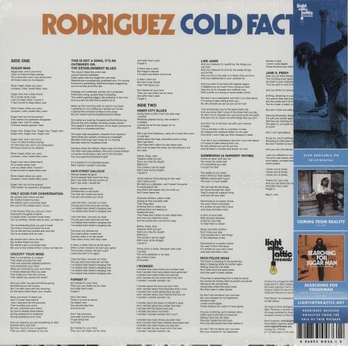 Sixto Rodriguez Cold Fact - 180gram - Sealed vinyl LP album (LP record) UK W20LPCO759088