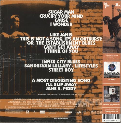 Sixto Rodriguez Searching For Sugar Man [Original Motion Picture Soundtrack] - Shrink - Obi 2-LP vinyl record set (Double LP Album) US W202LSE704137