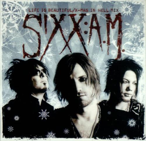 Sixx:AM Life Is Beautiful - X-Mas In Hell Mix CD-R acetate US 6AMCRLI424809