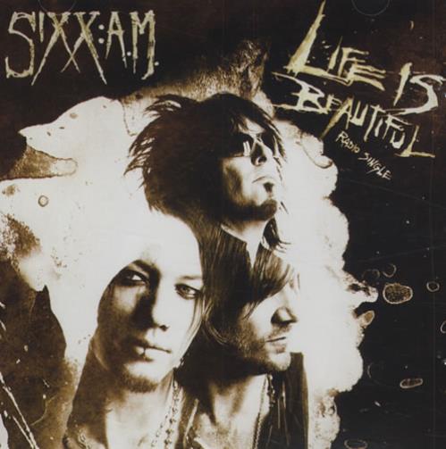 Sixx:AM Life Is Beautiful CD single (CD5 / 5") US 6AMC5LI416765