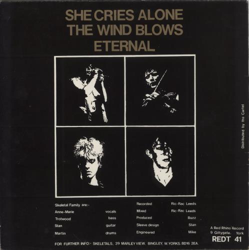 Skeletal Family She Cries Alone 12" vinyl single (12 inch record / Maxi-single) UK TB612SH682607