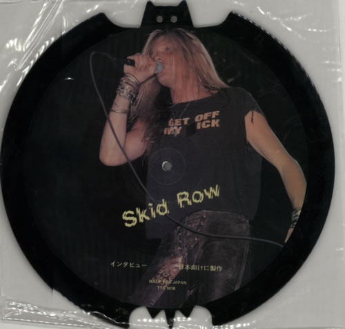 Skid Row (80s) Interview Picture Disc - Bat shaped picture disc (picture disc vinyl record) UK SROSHIN615388