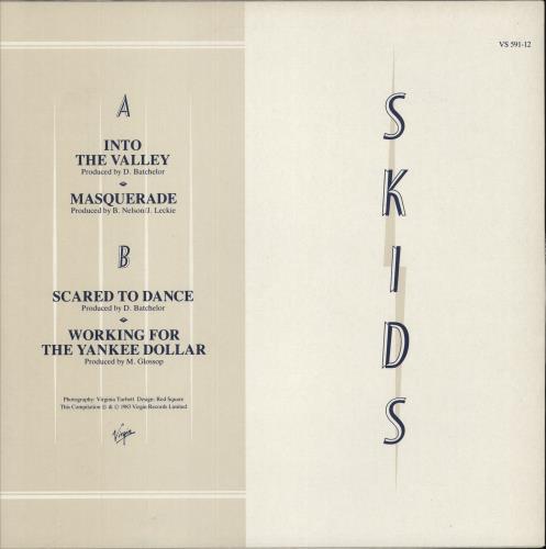 Skids Into The Valley 12" vinyl single (12 inch record / Maxi-single) UK SKD12IN144584