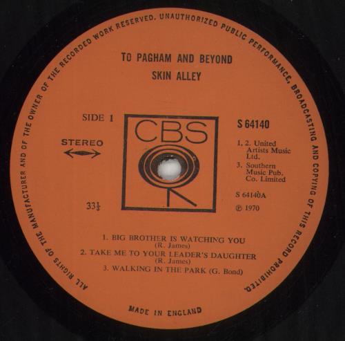 Skin Alley To Padgham And Beyond ... vinyl LP album (LP record) UK S/ALPTO873789