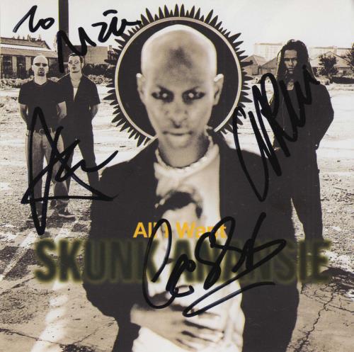 Skunk Anansie All I Want - Autographed 2-CD single set (Double CD single) UK SKU2SAL729345