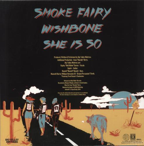 Sky Valley Mistress Rivals, Hounds & Rebel Sisters - Red Vinyl - Autographed 12" vinyl single (12 inch record / Maxi-single) UK 63312RI880352