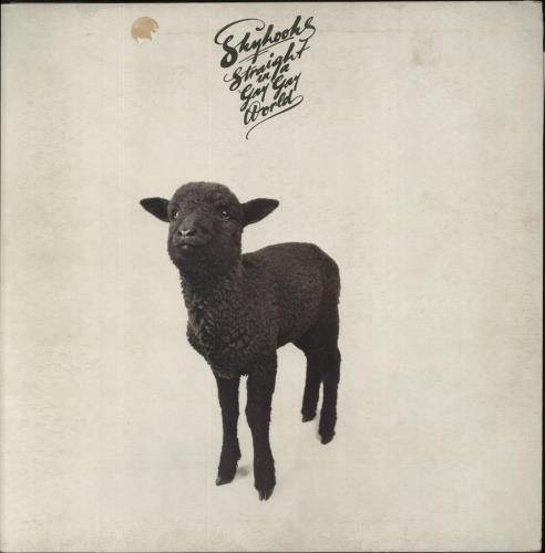 Skyhooks Straight In A Gay Gay World - VG + Poster vinyl LP album (LP record) Australian WX-LPST860450
