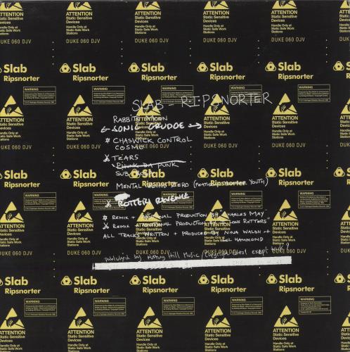 Slab Ripsnorter - Red Vinyl 12" vinyl single (12 inch record / Maxi-single) UK W4A12RI881112