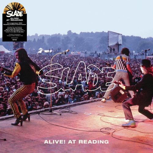 Slade Alive! At Reading - Orange & Black Splatter Vinyl - Sealed vinyl LP album (LP record) UK SDELPAL825272