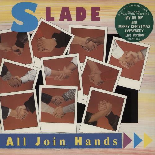 Slade All Join Hands: Christmas Special Edition - Stickered 12" vinyl single (12 inch record / Maxi-single) UK SDE12AL751584