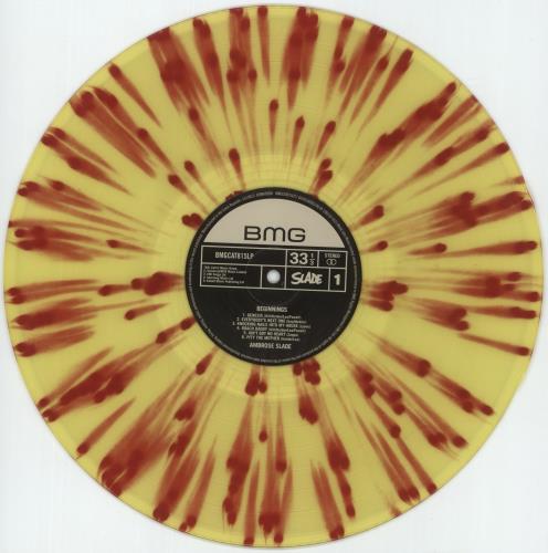 Slade Beginnings - Yellow & Red Splatter Vinyl vinyl LP album (LP record) UK SDELPBE876245