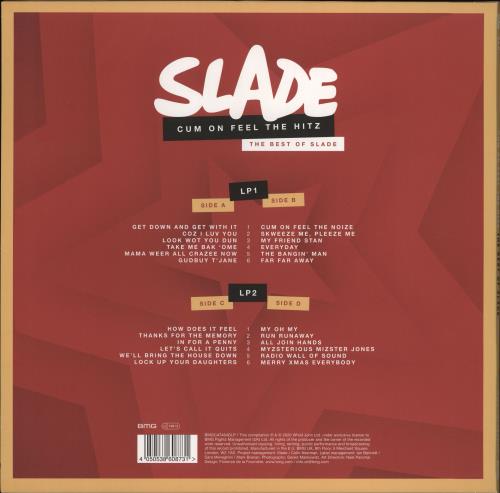 Slade Cum On Feel The Hitz: The Best of Slade 2-LP vinyl record set (Double LP Album) UK SDE2LCU766638
