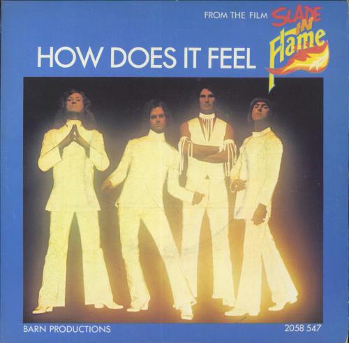 Slade How Does It Feel - Picture Sleeve 7" vinyl single (7 inch record / 45) UK SDE07HO822962