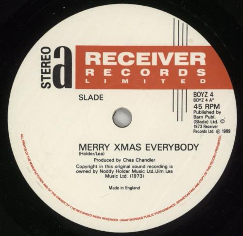 Slade Merry Christmas Everybody 7" vinyl single (7 inch record / 45) UK SDE07ME49347