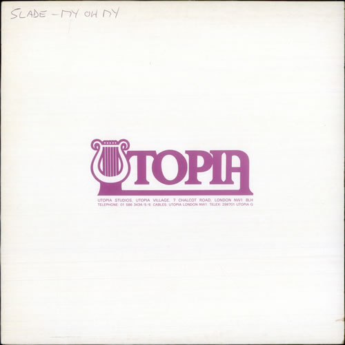 Slade My Oh My - Acetate 12" vinyl single (12 inch record / Maxi-single) UK SDE12MY520450