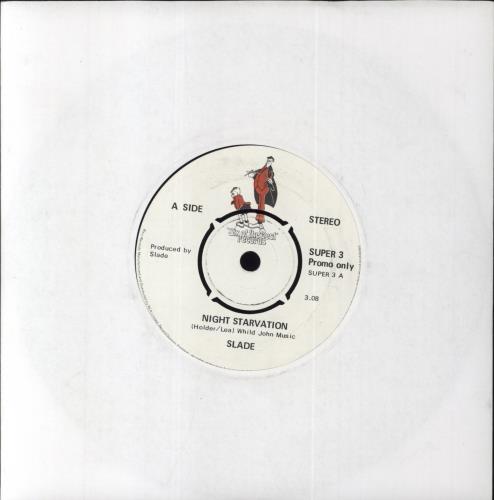 Slade Night Starvation 7" vinyl single (7 inch record / 45) UK SDE07NI816342